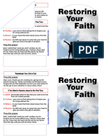 Restoring Your Faith