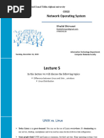 Network Opreating System Lecture5