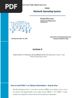 Network Opreating System Lecture4