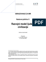 Nastavna Jedinica 5 - Razvojni Model Ljudske Civilizacije - BOS