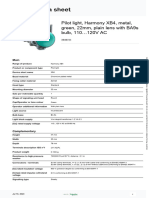 Harmony XB4 - XB4BV33 Green LAMP