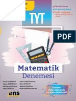 Tyt Matemati̇k Branş Deneme - Ens - Ornek