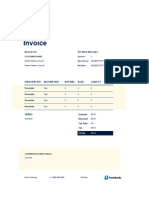 Medical Excel Invoice Template For US Template 08