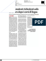 Per Gli Studenti Richiedenti Asilo Un Lavoro Dopo Gli Studi - Il Corriere Adriatico Dell'11 Dicembre 2023