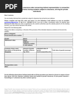 Customs Declaration For Private Customers