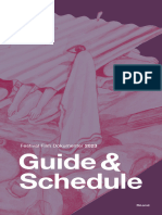 FFD2023 Guide Schedule