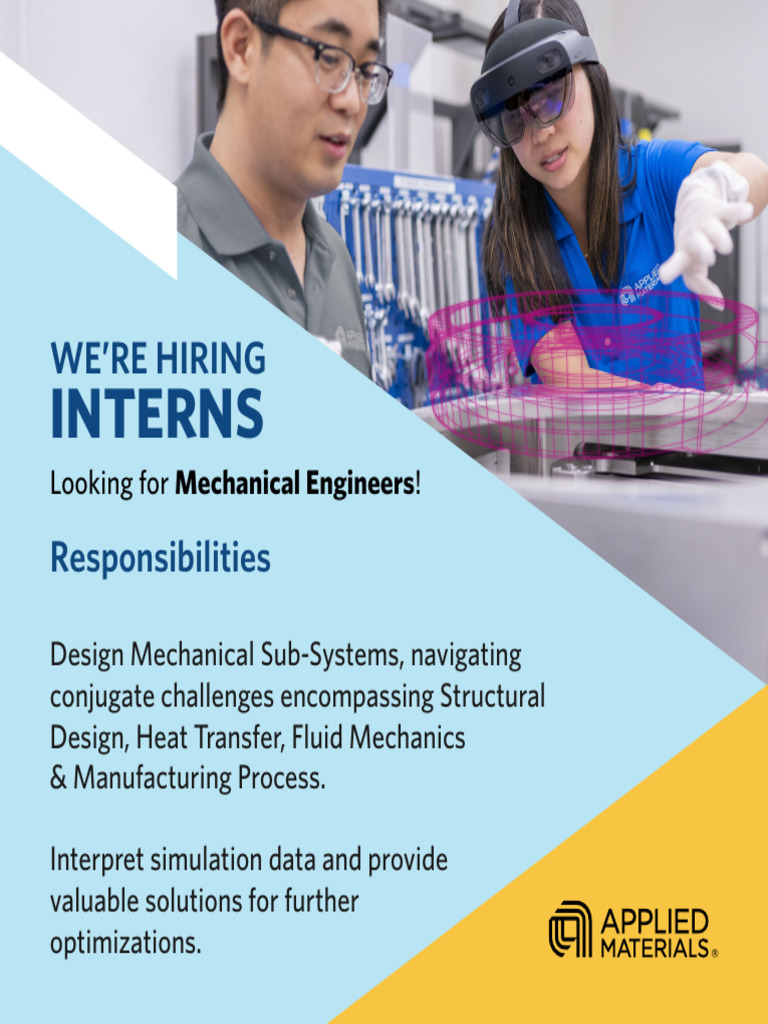 Applied Materials Internship PDF