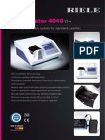 Photometer 4040: Manual Photometric System For Standard Cuvettes