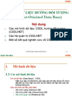 Bài giảng Cơ sở dữ liệu hướng đối tượng - Đoàn Văn Ban - 955421