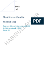 Markscheem Mathematics B Paper 1