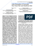 Split Tensile Strengths of Concrete Incorporating Rice Husk Ash and SawDust Ash