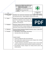 Sop Identifikasi Dan Pemenuhan Kebutuhan Pasien Dengan Risiko, Kendala Dan Kebutuhan Khusus