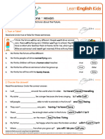 Grammar Practice Will Future Predictions Worksheet Answers