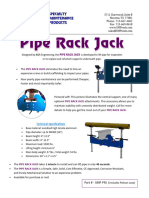 Pipe Rack Jack Spec Sheet