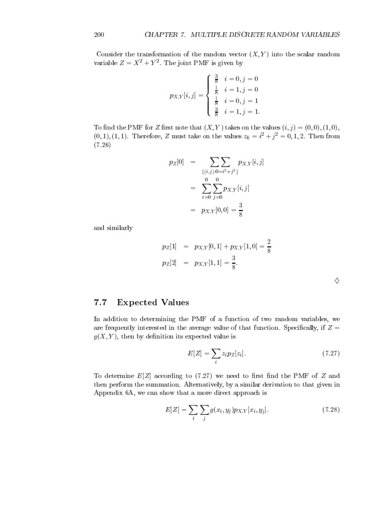 Ch7 expected value of multiple discrete random variables pdf