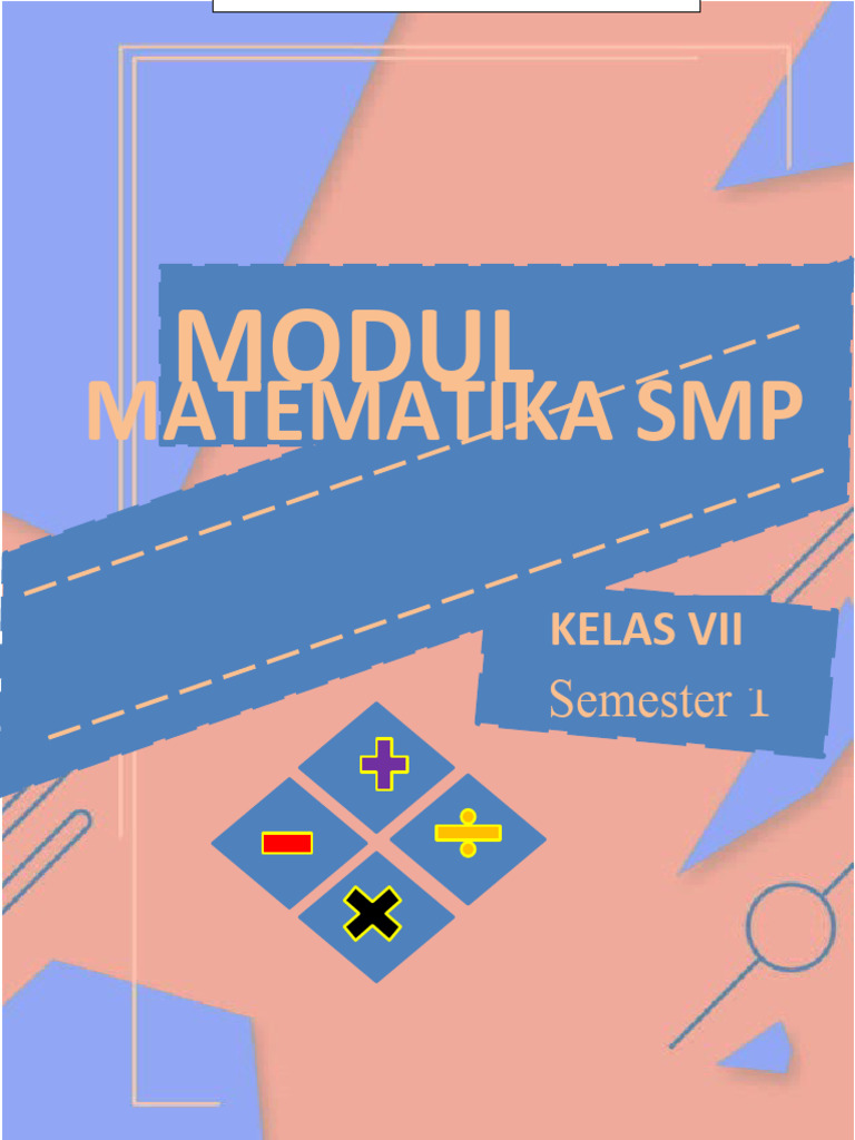 Modul Matematika SMP Kelas VII Semester 1 | PDF