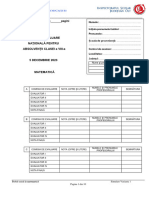 Mate - Info.Ro.5603 SIMULARE EVALUAREA NATIONALA 2024 - OLT - DECEMBRIE 2023