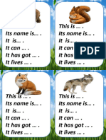 Speaking Cards Animals