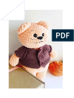 Crochet Plush Lovely Cat Amigurumi PDF Free Pattern