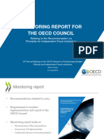 Session 9 - Presentation - MONITORING REPORT FOR THE OECD COUNCIL - Jon Blondal (OECD)