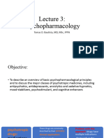 Lecture 3 Psychopharmacology