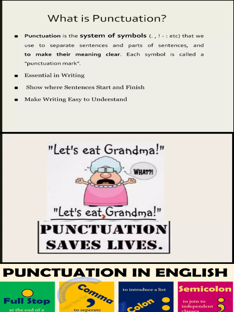 Punctuation visual data 2