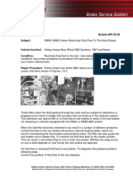 RABS Valves Restricting Fluid Flow to the Rear Brakes