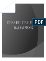 Etika Utilitarianisme Dalam Bisnis