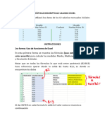 Ejemplo Estadisticas Con Excel