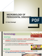 Mac411 Lecture 4 Microbiology of Peridiontal Diseases