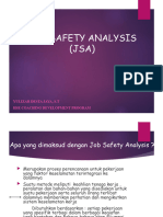 Job Safety Analysis (JSA) : Yulizar Desta Jaya, S.T Hse Coaching Development Program