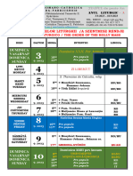 Ordinea Sfintelor Liturghii /A Szentmise Rendje: Dominica XXII. Per Annum