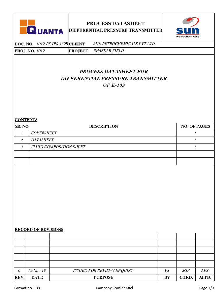 Differential Pressure Transmitter PDS | PDF