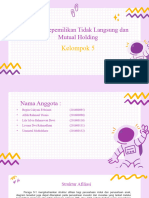 Kelompok 5 - Kepemilikan Tidak Langsung Dan Mutual Holding