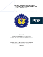 Kelompok 9 - Analisis Kesalahan Penggunaan Ejaan Bahasa Indonesia Pada Alumni SD Strada Cakung Angkatan'26