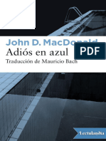 Adios en Azul - John D MacDonald