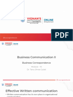 Business Communication II Module 10 LMS Vignan University