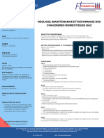 Reglage Maintenance Et Depannage Des Chaudieres Domestiques Gaz