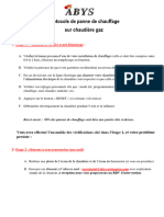 Protocole EN CAS DE PANNE