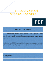 Teori Sastra Dan Sejarah Sastra-1