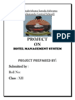 Group-3hotel Management System