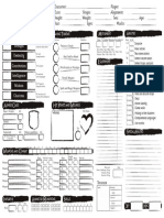 Adventures in The East Mark - Character Sheet