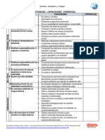 Competencias Capacidades Evidencias