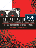 The Pop Palimpsest Intertextuality in Recorded Popular Music 9780472130672 9780472123513