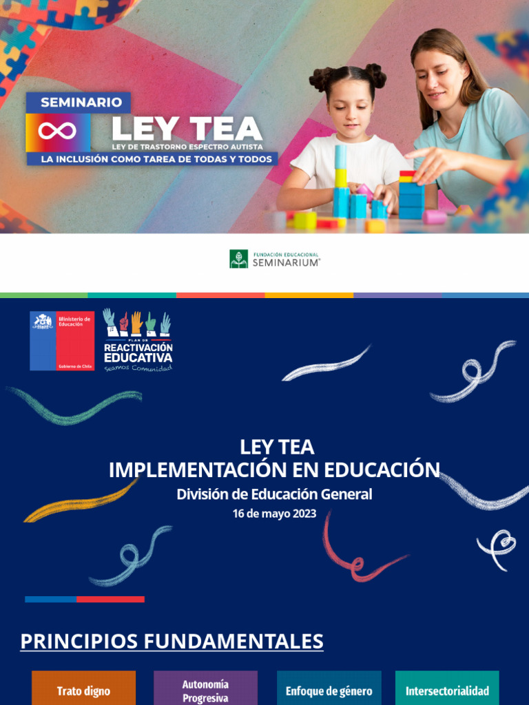 1 Ley TEA | PDF | Espectro autista | Inclusión (Educación)