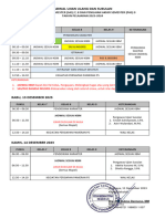 Jadwal Ujian Ulang Dan Susulan