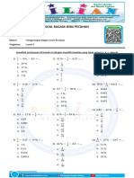 Soal Pengurangan Ragam Jenis Pecahan Level 2