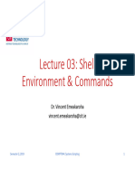Lecture03 Environment Commands