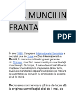 Ziua Muncii in Franta