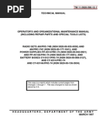 米軍TM11-5820-529-15 無線機器技術マニアル TM 11-5820-667-12 | PDF | Battery (Electricity) | Hertz